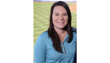Photograph of Emilee Fragapane, Director of Integrative Baseball Performance.